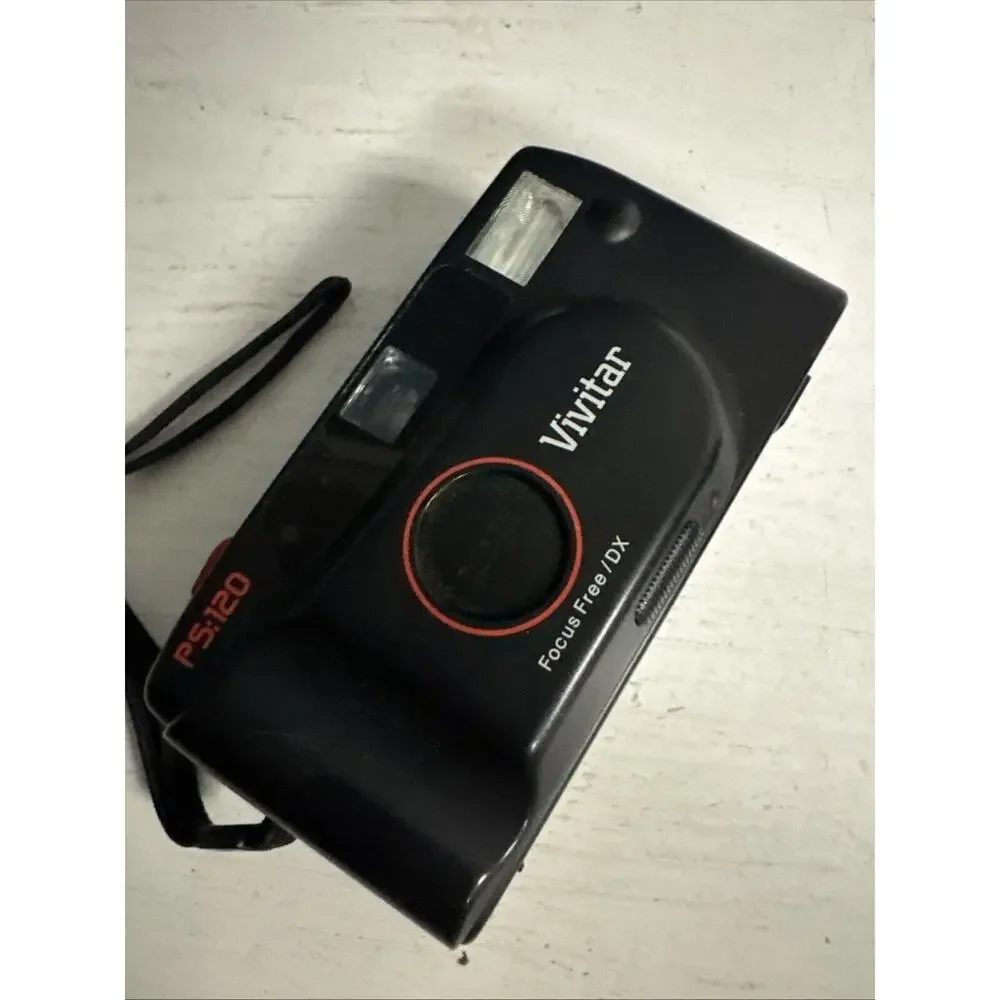Vivitar PS:120 35mm Point & Shoot Film Camera - Vintage + Profioto Carry‎ Case